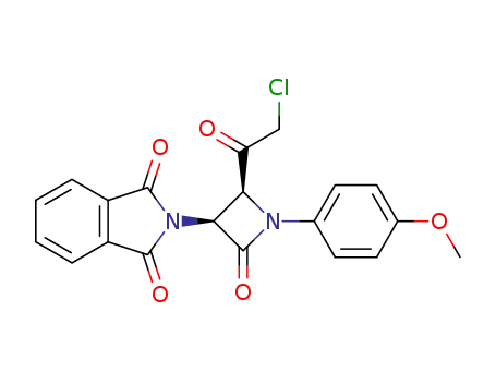 (3RS,4RS)-4-chloroacetyl-1-(4-methoxyphenyl)-3-phthalimidoazetidin-2-one