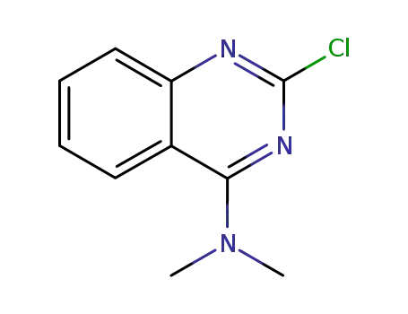 Molecular Structure of 35691-16-8 ((2-Chloroquinazolin-4-yl)-dimethylamine)