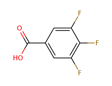 Molecular Structure of 121602-93-5 (3,4,5-Trifluorobenzoic acid)