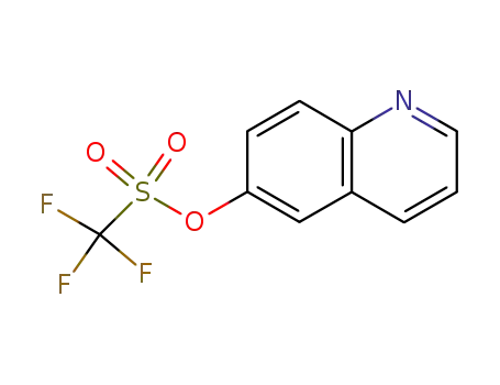 Molecular Structure of 173089-80-0 (6-QUINOLINYL TRIFLUOROMETHANESULFONATE)