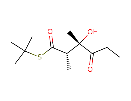 (2S,3S)-tert-butyl 2,3-dimethyl-3-hydroxy-4-oxohexanethioate