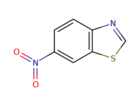 Molecular Structure of 2942-06-5 (6-Nitrobenzothiazole)