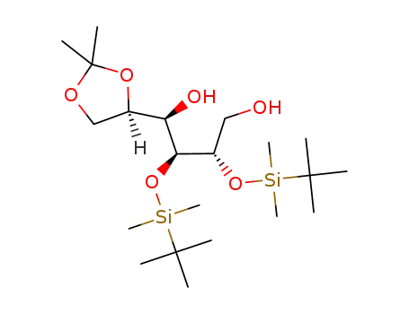 (1R,2S,3S)-2,3-Bis-(tert-butyl-dimethyl-silanyloxy)-1-((R)-2,2-dimethyl-[1,3]dioxolan-4-yl)-butane-1,4-diol