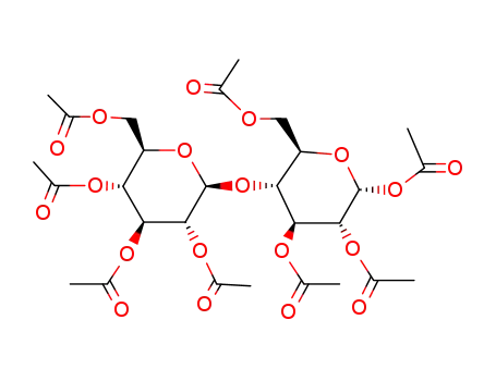 Molecular Structure of 5346-90-7 (alpha-D-Cellobiose octaacetate)