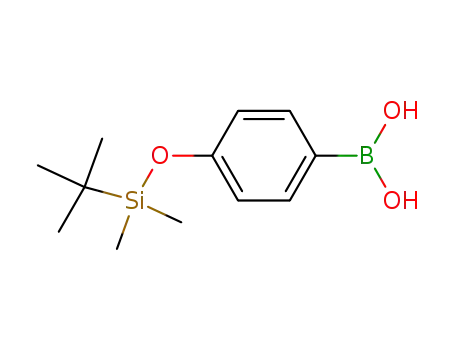Molecular Structure of 159191-56-7 (4-(TERT-BUTYLDIMETHYLSILYLOXY)PHENYLBORONIC ACID)
