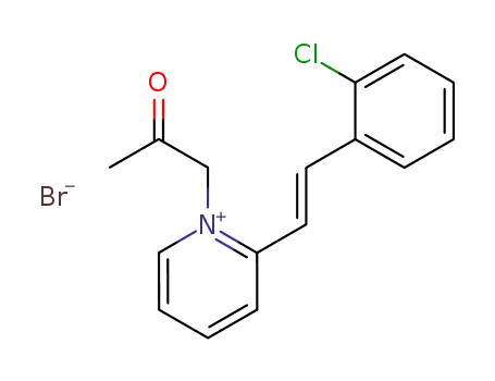 2-[(E)-2-(2-Chloro-phenyl)-vinyl]-1-(2-oxo-propyl)-pyridinium; bromide