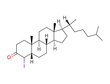 (5S,8S,9S,10R,13R,14S,17R)-17-((R)-1,5-Dimethyl-hexyl)-4-iodo-10,13-dimethyl-hexadecahydro-cyclopenta[a]phenanthren-3-one