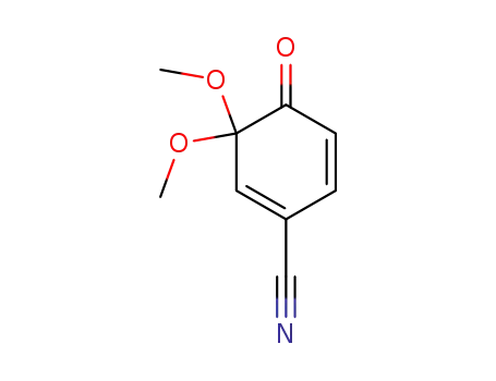 3,3-dimethoxy-4-oxo-cyclohexa-1,5-dienecarbonitrile