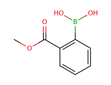 Molecular Structure of 374538-03-1 (2-Methoxycarbonylphenylboronic acid)