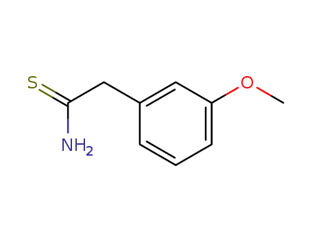 Molecular Structure of 35582-11-7 (2-(3-METHOXYPHENYL)ETHANETHIOAMIDE)