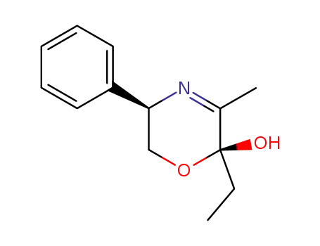(2S,5R)-2-hydroxy-5,6-dihydro-2-ethyl-3-methyl-5-phenyl-2H-1,4-oxazine