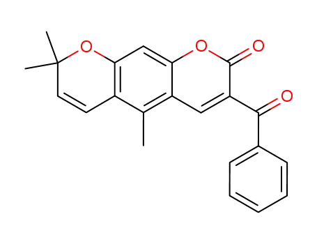 3-benzoyl-5,8,8-trimethyl-8H-pyrano[3,2-g]chromen-2-one