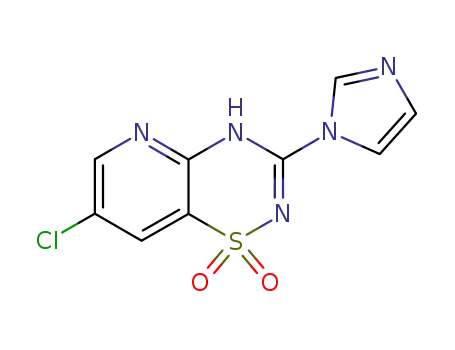 7-chloro-3-(1H-imidazol-1-yl)-4H-pyrido[2,3-e]-1,2,4-thiadiazine 1,1-dioxide