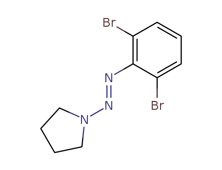 1-(2,6-dibromophenylazo)pyrrolidine