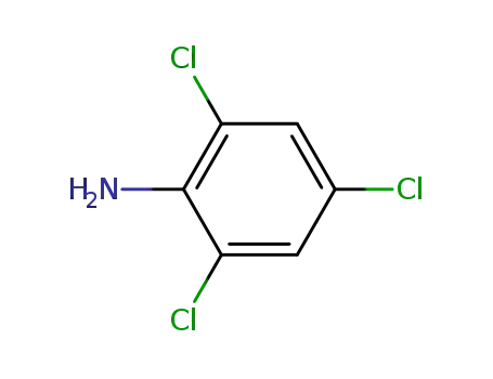 Molecular Structure of 634-93-5 (2,4,6-Trichloroaniline)