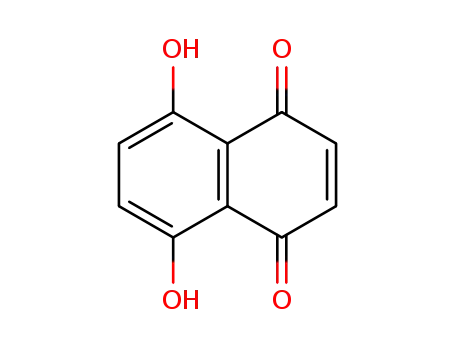 Molecular Structure of 475-38-7 (5,8-Dihydroxy-1,4-naphthoquinone)