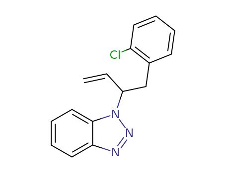 1-{1-[(2-chlorophenyl)methyl]prop-2-enyl}-1H-1,2,3-benzotriazole