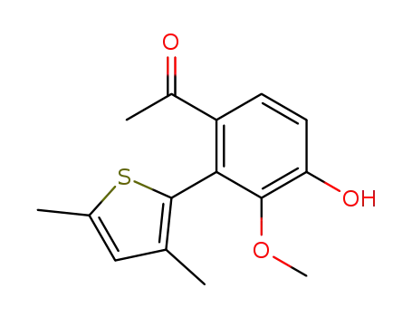 1-[2-(3,5-dimethyl-thiophen-2-yl)-4-hydroxy-3-methoxy-phenyl]-ethanone