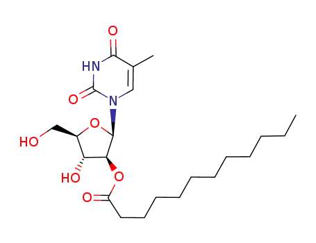 1-(2-O-dodecanoyl-β-D-arabinofuranosyl)thymine