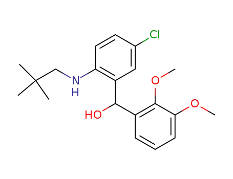 [5-chloro-2-(2,2-dimethylpropylamino)phenyl]-(2,3-dimethoxyphenyl)methanol