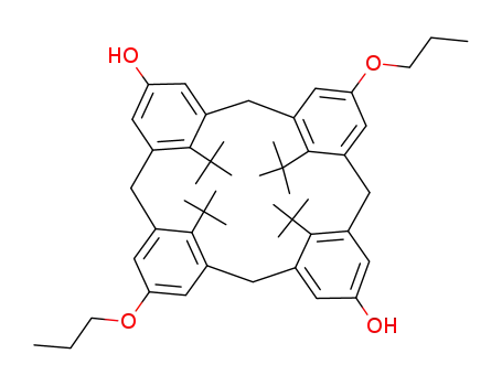5,11,17,23-tetrakis(1,1-dimethylethyl)-25,27-dihydroxy-26,28-di(1-propoxy)calix[4]arene