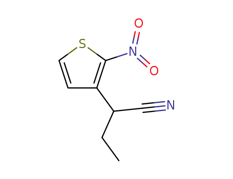 2-(2-nitro-thiophen-3-yl)-butyronitrile