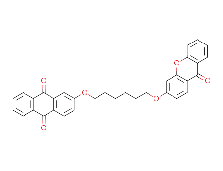 2-({6-[(9-oxo-9H-xanthen-3-yl)oxy]hexyl}oxy)anthracene-9,10-dione