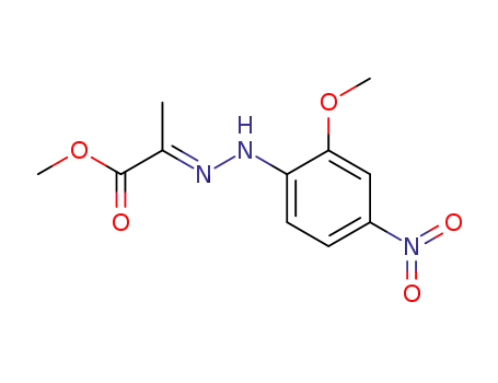 (E)-2-[(2-methoxy-4-nitrophenyl)hydrazono]propionic acid methyl ester