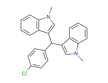 3-[(4-chlorophenyl)(1-methyl-1H-indol-3-yl)methyl]-1-methyl-1H-indole