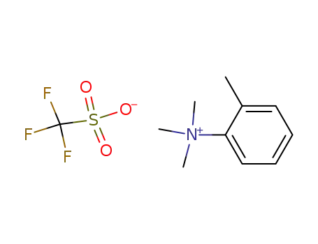 2-methyl-N,N,N-trimethylbenzeneaminium trifluoromethanesulfonate