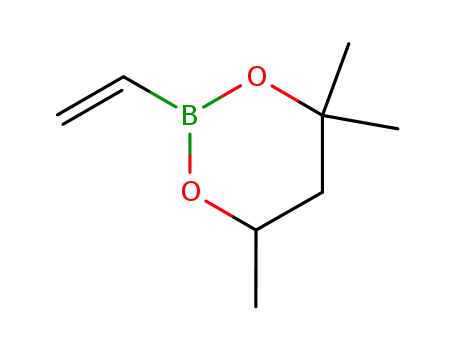 Molecular Structure of 4627-10-5 (4,4,6-TRIMETHYL-2-VINYL-1,3,2-DIOXABORINANE)
