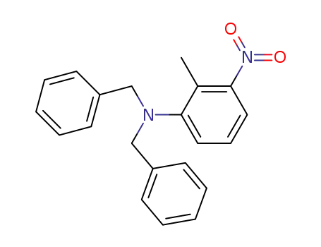 N,N-dibenzyl-N-(2-methyl-3-nitrophenyl)amine