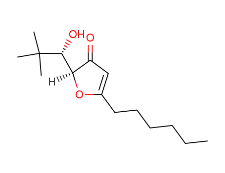 5-hexyl-2-(1-hydroxy-2,2-dimethyl-propyl)-furan-3-one
