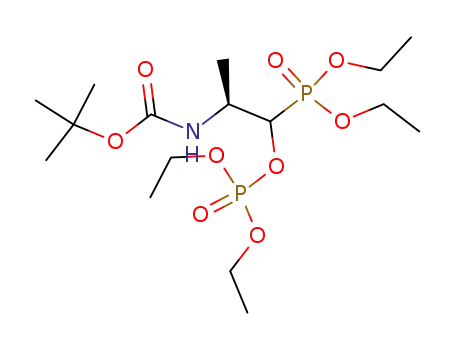 [2-tert-butoxycarbonylamino-1-(diethoxy-phosphoryloxy)-propyl]-phosphonic acid diethyl ester
