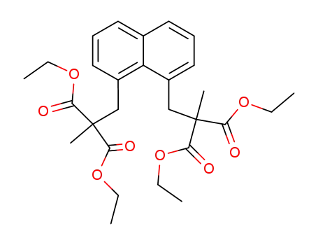 2-[8-(2,2-bis-ethoxycarbonyl-propyl)-naphthalen-1-ylmethyl]-2-methyl-malonic acid diethyl ester