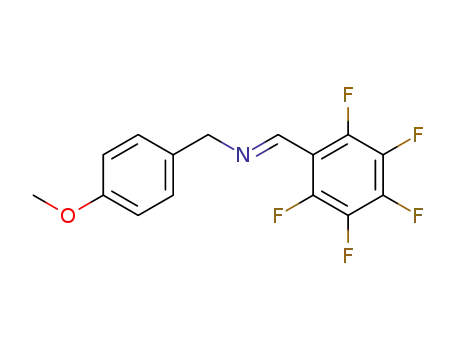 (E)-4-methoxy-N-(pentafluorobenzylidene)benzylamine