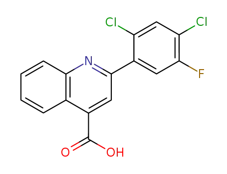 2-(2,4-dichloro-5-fluorophenyl)quinoline-4-carboxylic acid