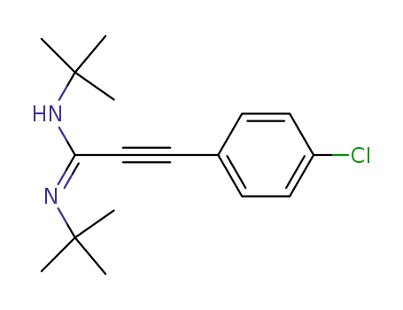 (E)-N,N'-di-tert-butyl-3-(4-chlorophenyl)propiolamidine