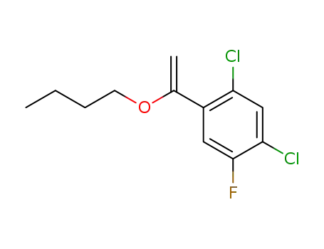 1-(1-butoxy-vinyl)-2,4-dichloro-5-fluoro-benzene