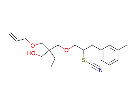 2-allyloxymethyl-2-(2-thiocyanato-3-m-tolyl-propoxymethyl)-butan-1-ol