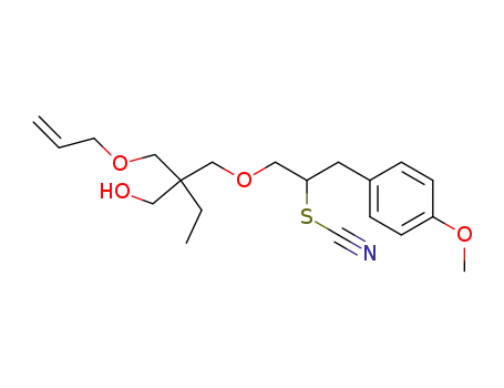 2-allyloxymethyl-2-[3-(4-methoxy-phenyl)-2-thiocyanato-propoxymethyl]-butan-1-ol
