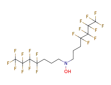 N,N-bis-(4,4,5,5,6,6,7,7,7-nonafluoro-heptyl)-hydroxylamine