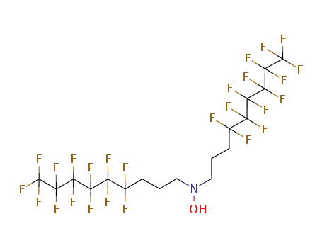 N,N-bis-(4,4,5,5,6,6,7,7,8,8,9,9,9-tridecafluoro-nonyl)-hydroxylamine