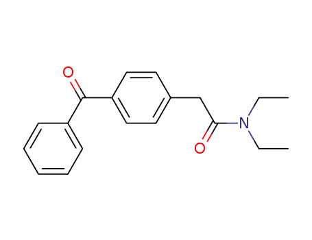 2-(4-benzoylphenyl)-N,N-diethylacetamide