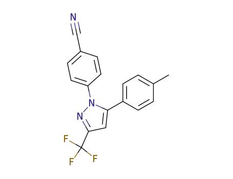 4-[5-(4-Methylphenyl)-3-(trifluoromethyl)-1H-pyrazol-1-yl]benzonitrile