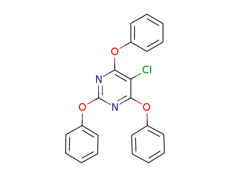 2,4,6-triphenoxy-5-chloropyrimidine