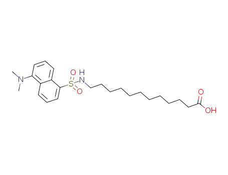 12-N-(5'-dimethylaminonaphthalene-1'-sulfonyl)aminododecanoic acid