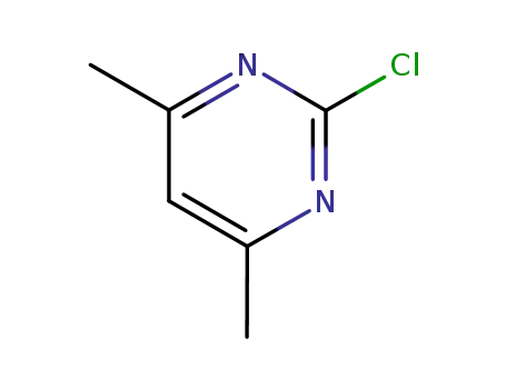 Molecular Structure of 4472-44-0 (2-Chloro-4,6-dimethylpyrimidine)