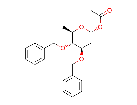 1-O-acetyl-3,4-di-O-benzyl-2,6-dideoxy-α-D-glucoside