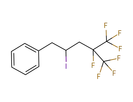 1,1,1,2-tetrafluoro-2-(trifluoromethyl)-4-iodo-5-phenylpentane